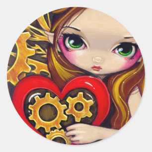 Sticker "A Clockwork Valentine"