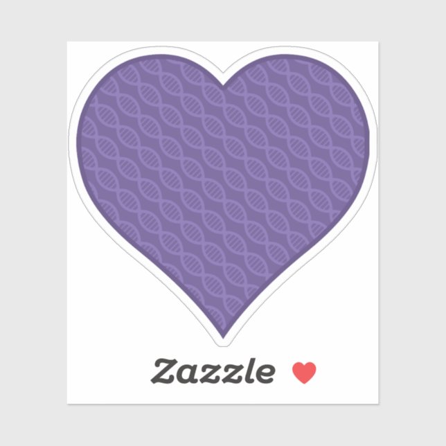 Sticker à contours ADN (Feuille)