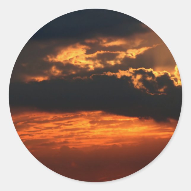 Sticker à coucher de soleil (Devant)