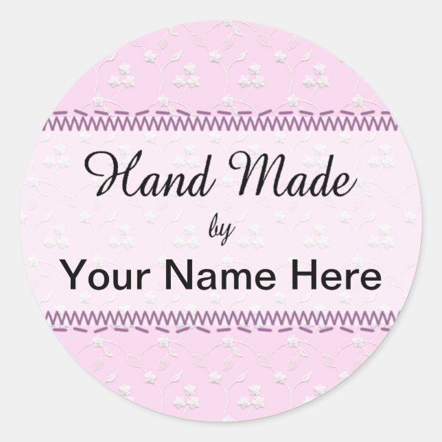 Sticker à couture artisanale (Devant)