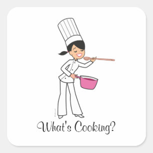 Sticker à Cuisines - Baker Girl
