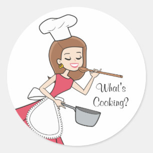 Sticker à Cuisines - Baker Lady