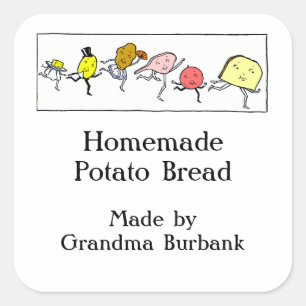 Sticker à cuisson ou à canne sur mesure pour alime