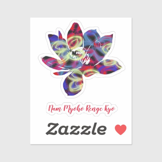 Sticker à découper de la fleur de papillon spiritu (Feuille)
