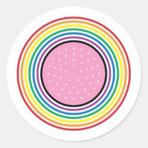 Sticker à drapeau arc-en-ciel - États-Unis Inspiré