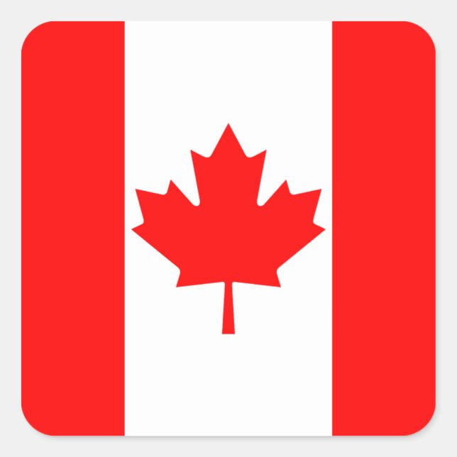 Sticker à drapeau du Canada (Devant)