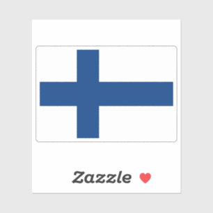 Sticker à drapeau finlandais