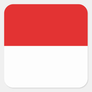 Sticker à drapeau indonésien