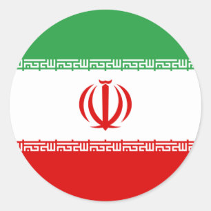 Sticker à drapeau iranien