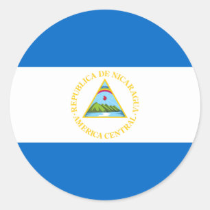 Sticker à drapeau nicaraguayen