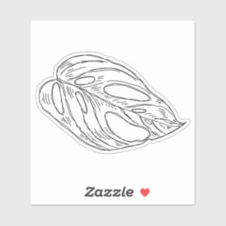 Sticker à feuilles de pothos