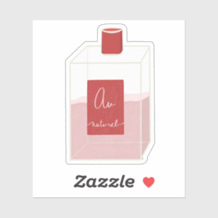 Sticker à flacon de parfum - Joli Decal à parfum