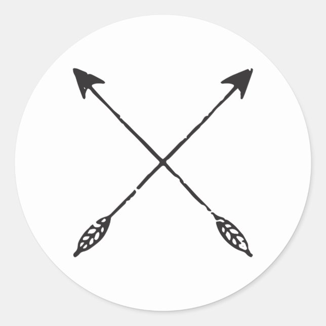 Sticker à flèches personnalisables (Devant)