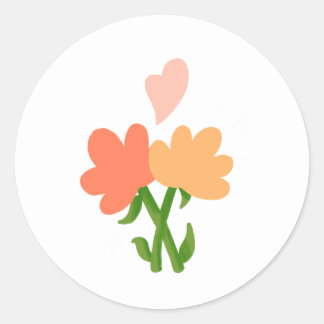 Sticker à fleurs