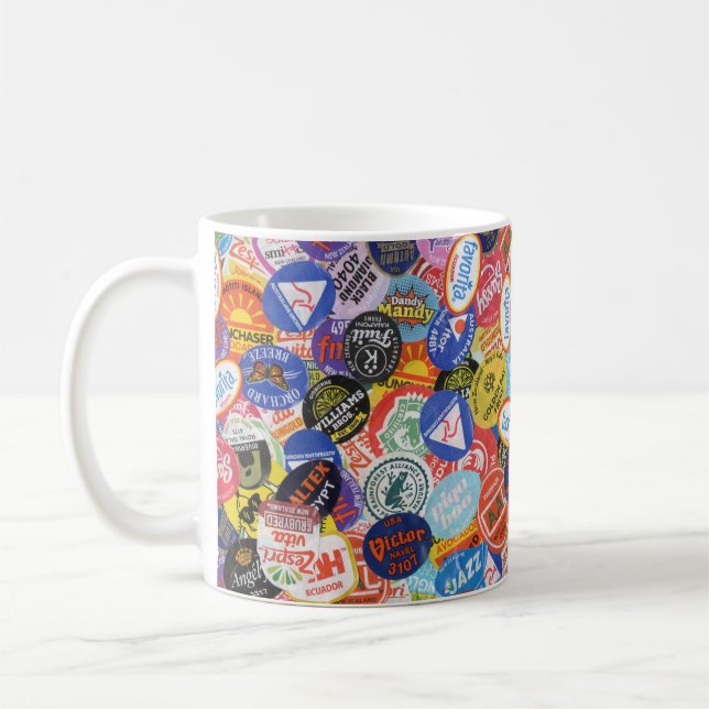 Sticker à fruits Montage Motif Mug (Gauche)