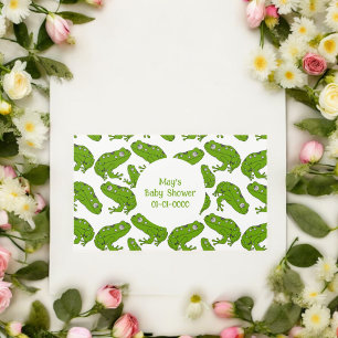 Sticker à grenouille verte