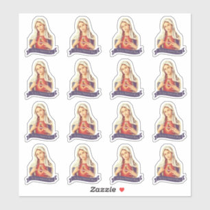 Sticker À Jésus par le coupe-circuit catholique de vinyl