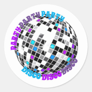Sticker à la mode Disco Ball