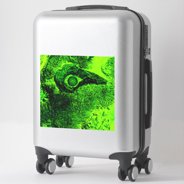 Sticker à la recherche de vert (Sur valise)