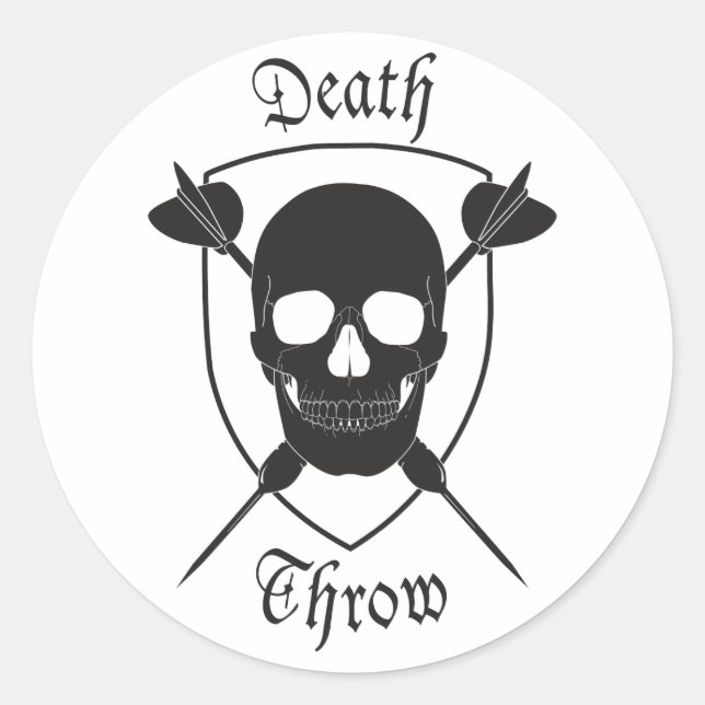 Sticker à lancer de mort (Devant)