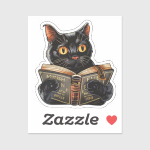 Sticker à lecture de chat