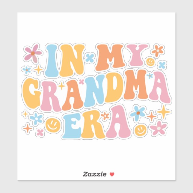 Sticker A l'ère de ma grand-mère I (Feuille)