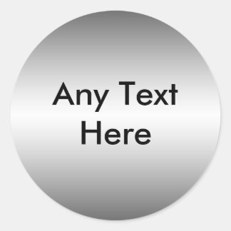 Sticker à look métallique lisse