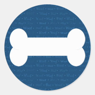 Sticker à os de chien