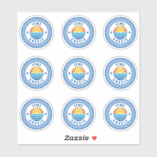 Sticker à pack multiple Symi Island, Grèce