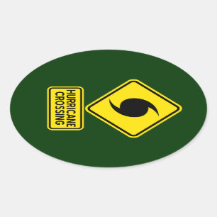 Sticker à passage d'ouragan