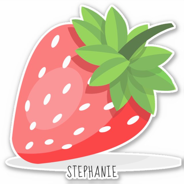 Sticker à patchs de fraise (Devant)