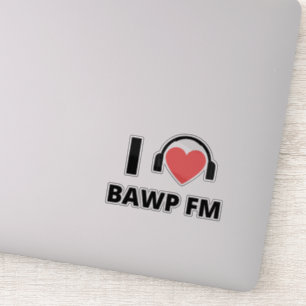 Sticker à platine RADIO BAWP