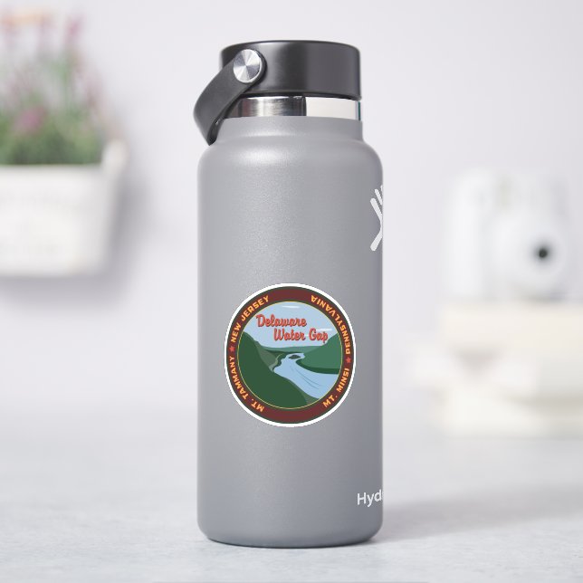 Sticker à poche d'eau du Delaware (HydroFlask)