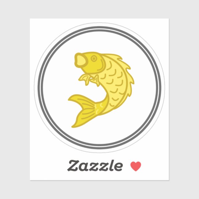 Sticker à poisson | Collection de crabes de crevet (Feuille)