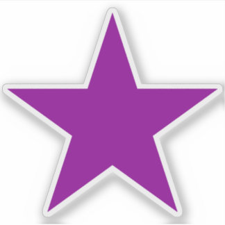 Sticker A Purple Star Of Anarcha-Feminism 