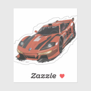 Sticker à roues chaudes