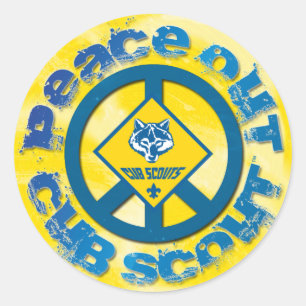Sticker à scouts pour le club Peace Out