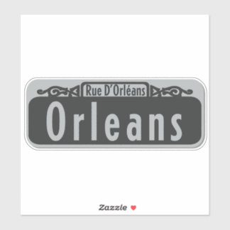 Sticker À Signes De La Rue D’Orléans