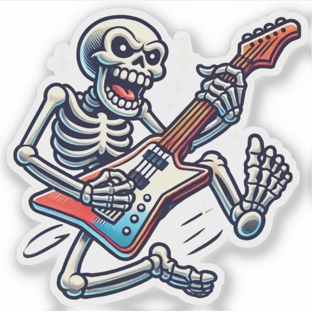 Sticker A skeleton soloing (Devant)