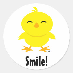 Sticker à sourire mignon
