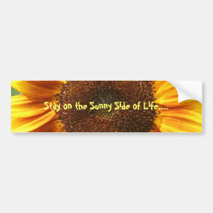 Sticker à tambour de tournesol latéral ensoleill