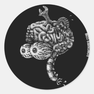 Sticker à tête d'engrenage