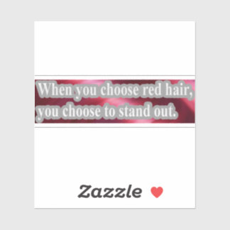 Sticker à tête rouge 3