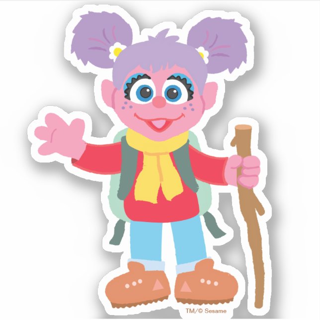 Sticker Abby Cadabby Randonnée (Devant)