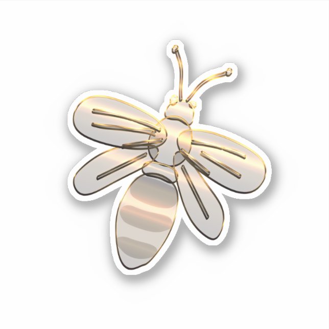 Sticker Abeille d'or (Devant)