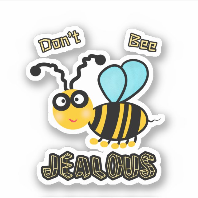 Sticker Abeille mignonne (Devant)