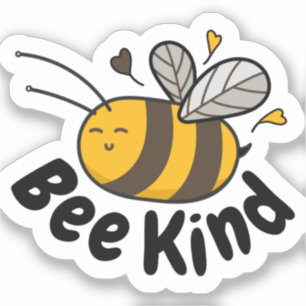 Sticker Abeille mignonne