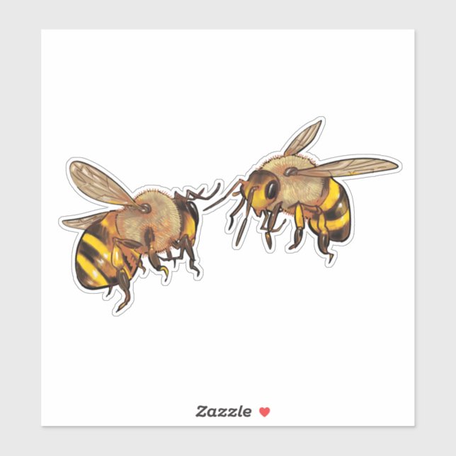 Sticker Abeilles (Feuille)