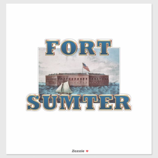 Sticker ABH Fort Sumter (Feuille)