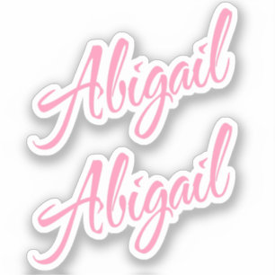 Sticker Abigail 2x Vinyl